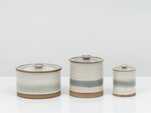 Set of 3 lidded containers for Ceramica Arcore