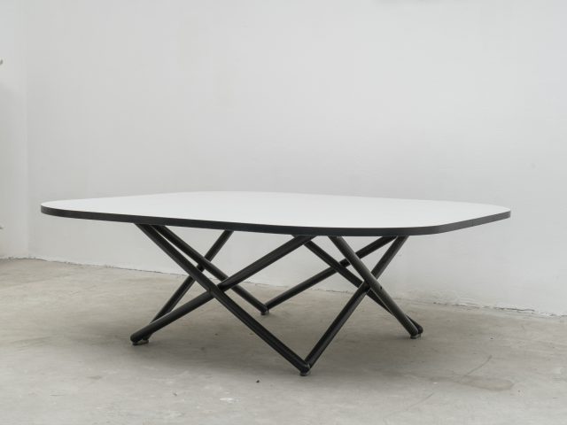 Model “Gobi” coffee table from “Broomstick” collection for Alias
