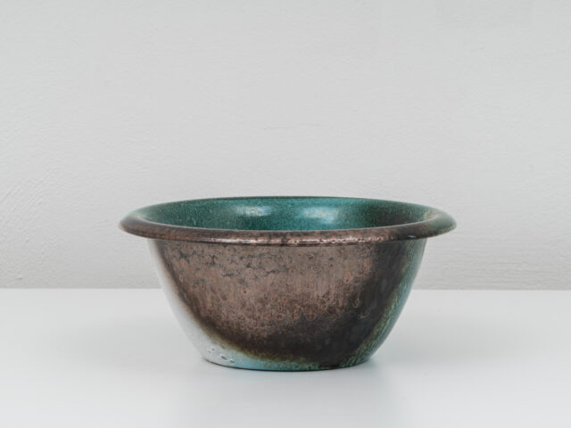 Postmodern Large ceramic cachepot 1980s