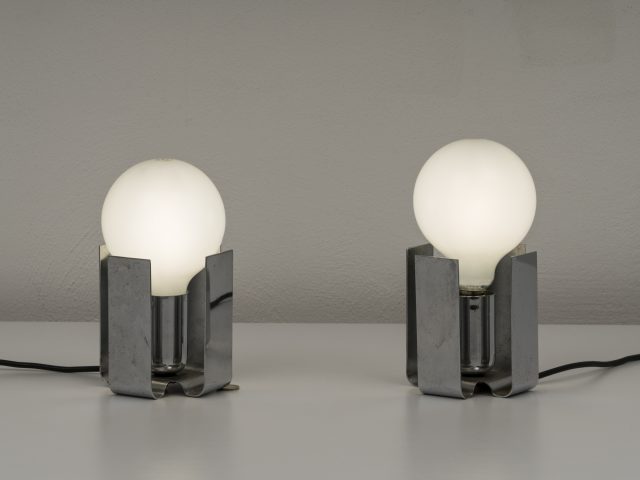 Pair of “Biglia” table lamps for Lumenform