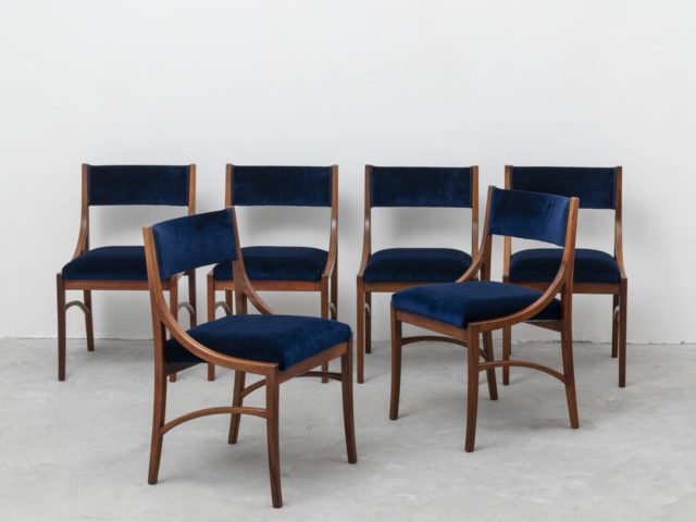 Set of 6 chairs for Spartaco Brugnoli