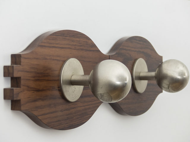Set of 2 “Attaccapanni” jointed coat hooks for Artemide
