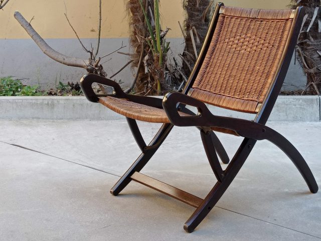 “Ninfea” folding armchair for Reguitti