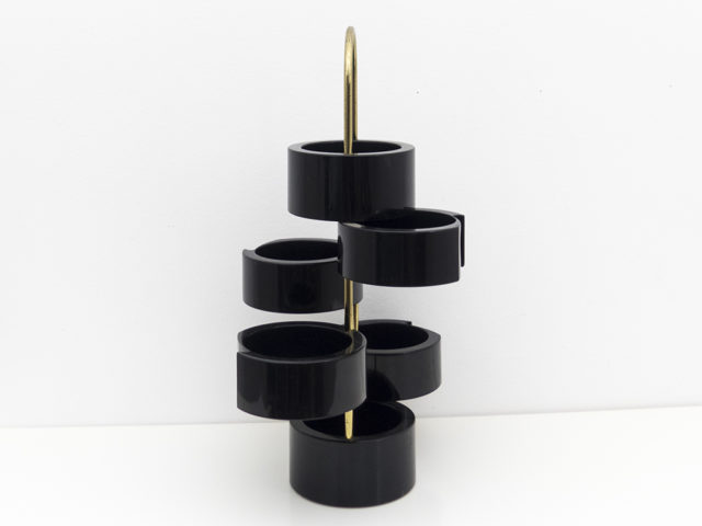 Brass and perspex container for MB