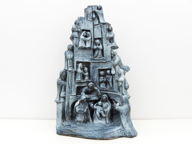 Large sculptural Nativity scene for Rossicone Ceramiche d’Arte