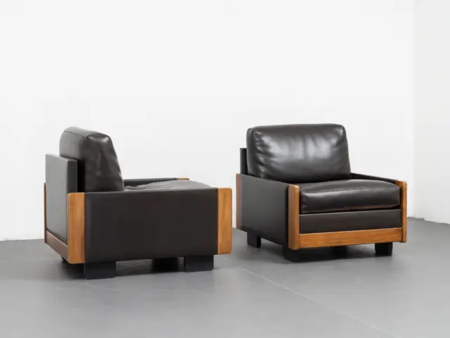 afra tobia scarpa 2 mod.920 club armchairs for cassina 1964 2