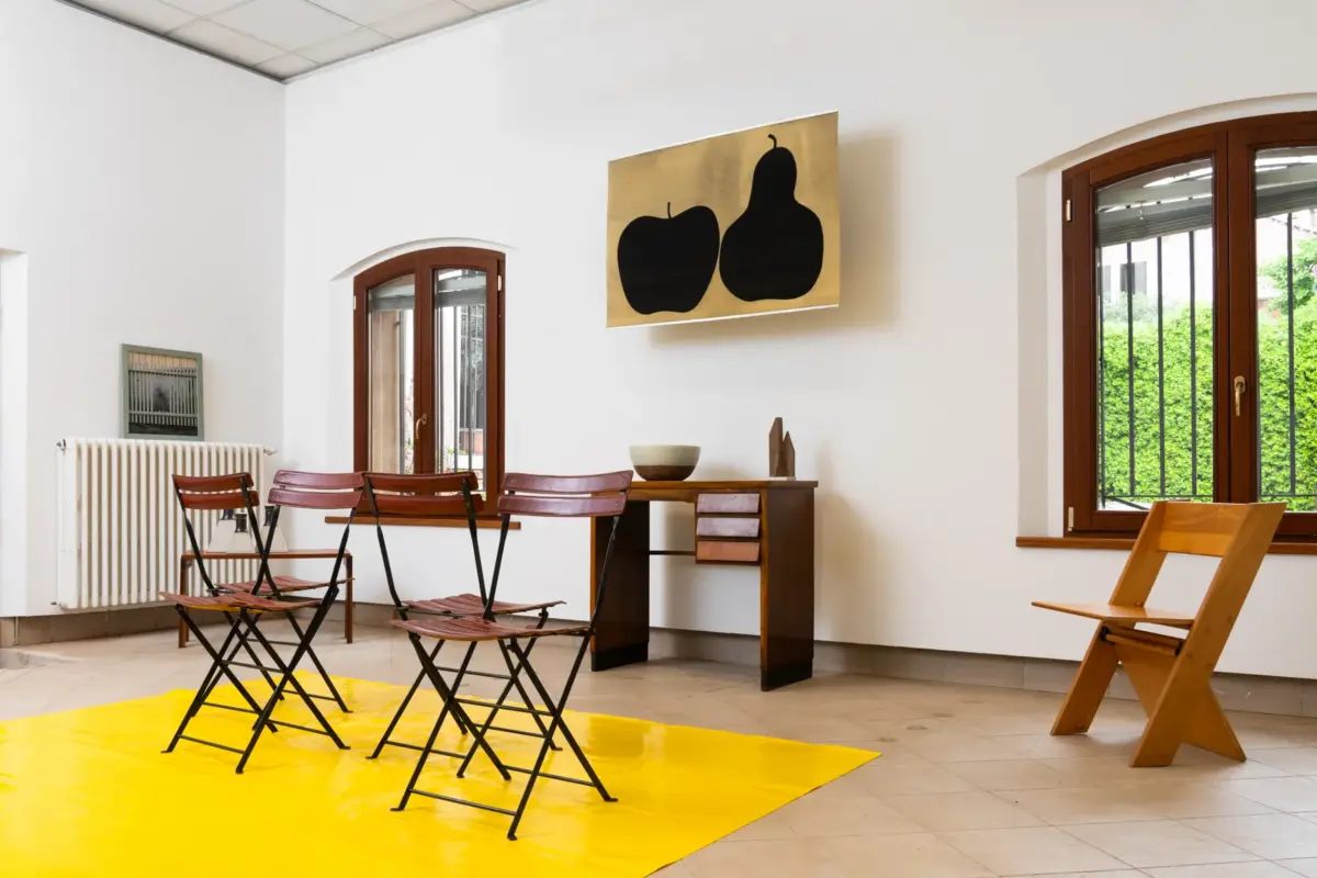 room view in 1+1 showroom for biennale arte 2026, venezia